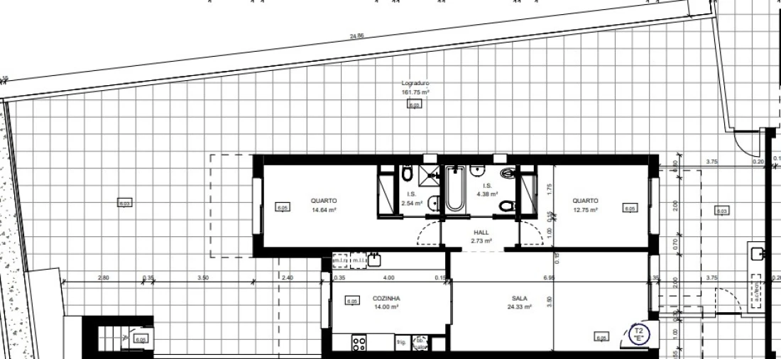 Apartamento T2 para Venda em Conceição e Cabanas de Tavira Planta 1