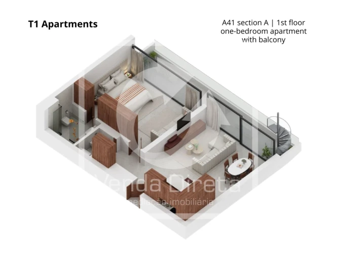 Apartamento T1 para Venda em Lagoa e Carvoeiro Foto 8