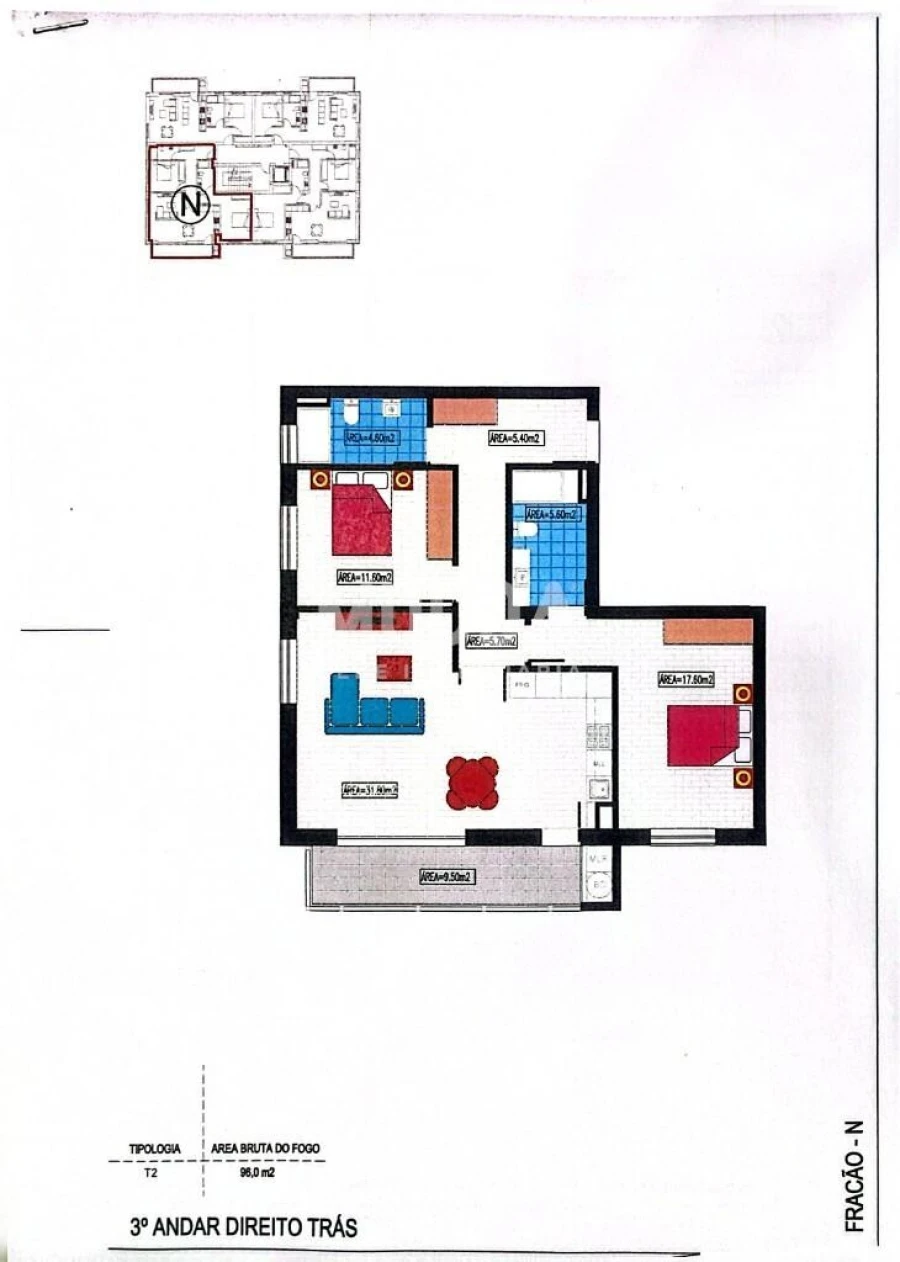 Apartamento T2 para Venda em Avanca Foto 3