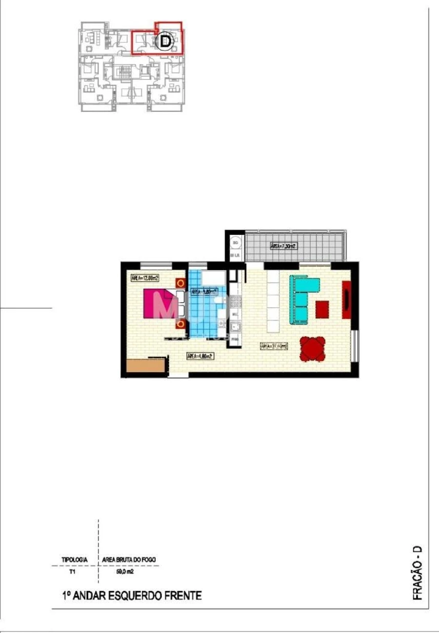 Apartamento T1 para Venda em Avanca Foto 3
