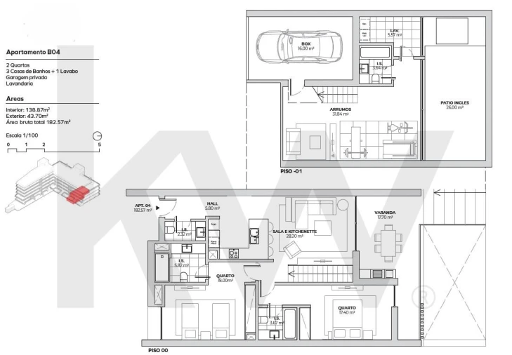 Apartamento T2 para Venda em Alcochete Foto 19