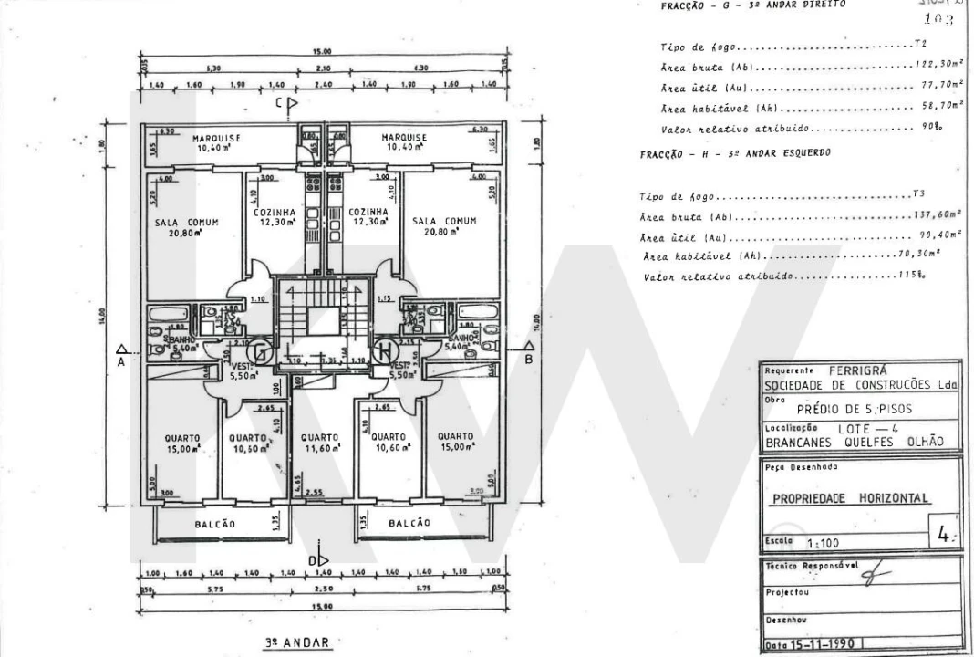 Apartamento T2 para Venda em Quelfes Foto 23