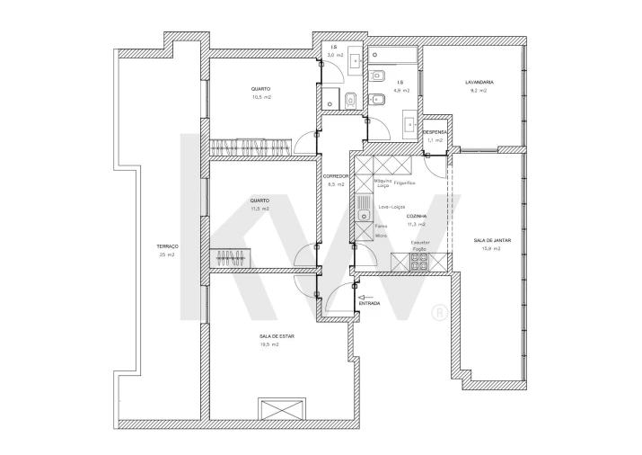 Apartamento T2 para Venda em Faro (Sé e São Pedro) Foto 51