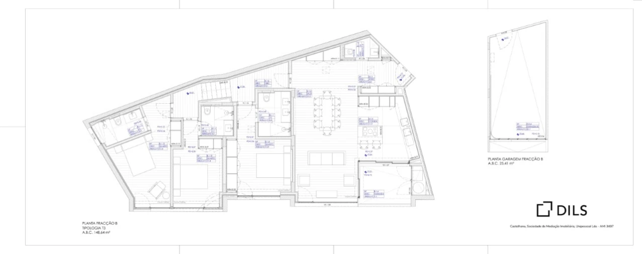 Apartamento T3 para Venda em Lordelo do Ouro e Massarelos Planta 1