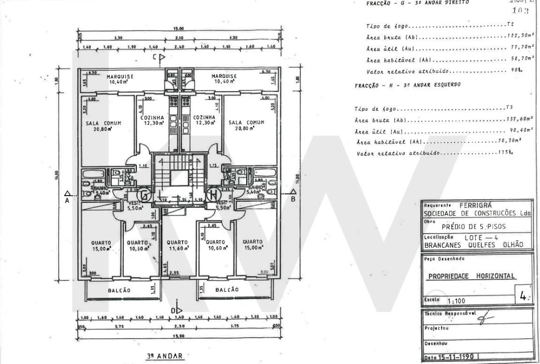 Apartamento T2 para Venda em Quelfes Foto 23