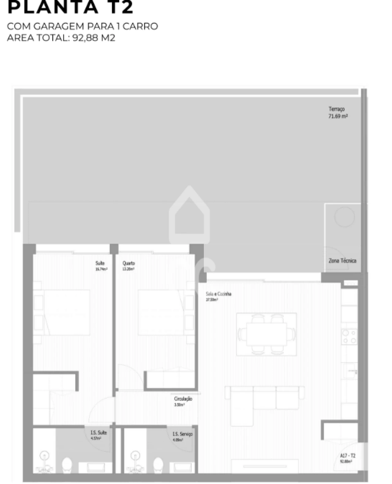 Apartamento T2 para Venda em Fânzeres e São Pedro da Cova Foto 13