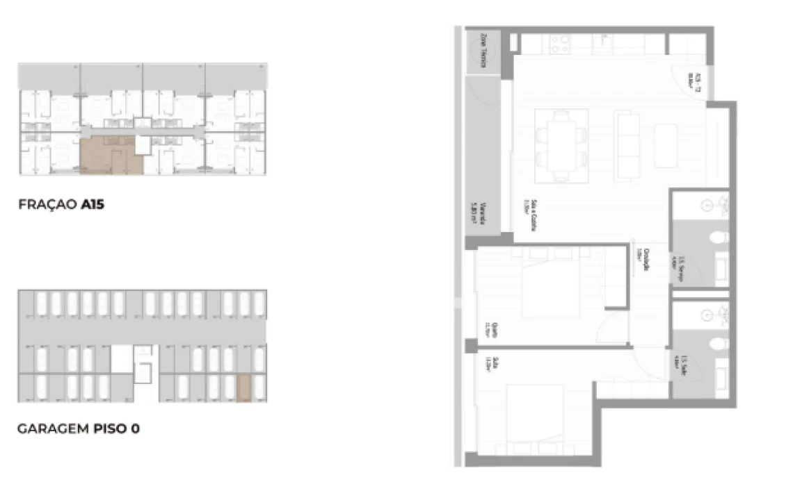Apartamento T2 para Venda em Fânzeres e São Pedro da Cova Foto 14