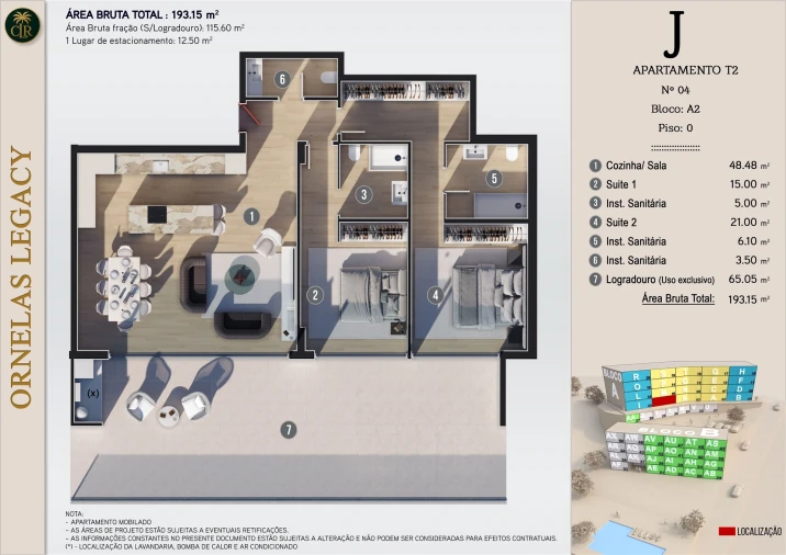 Apartamento T2 para Venda em Calheta Foto 14