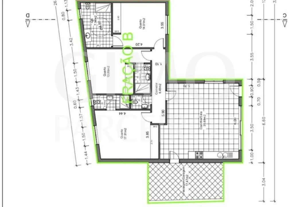 Moradia T3 para Venda em Carapelhos Foto 2