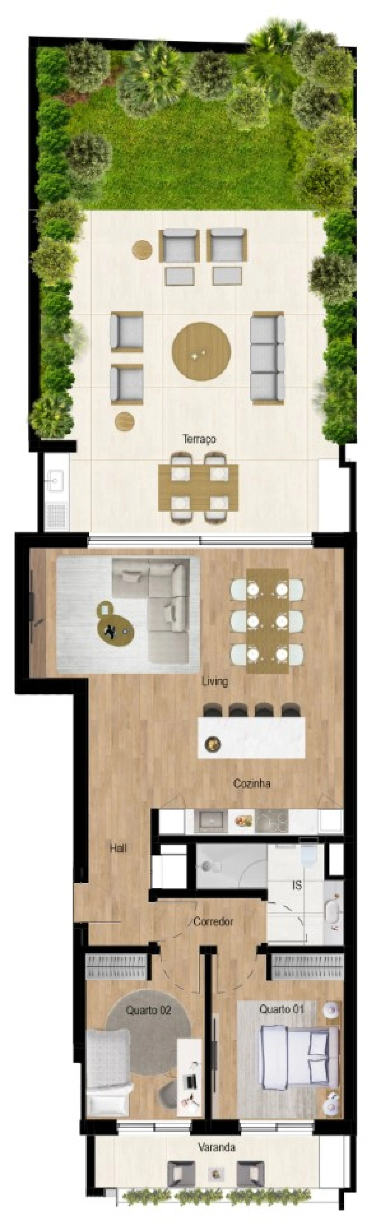 Apartamento T2 para Venda em Montijo e Afonsoeiro Planta 5