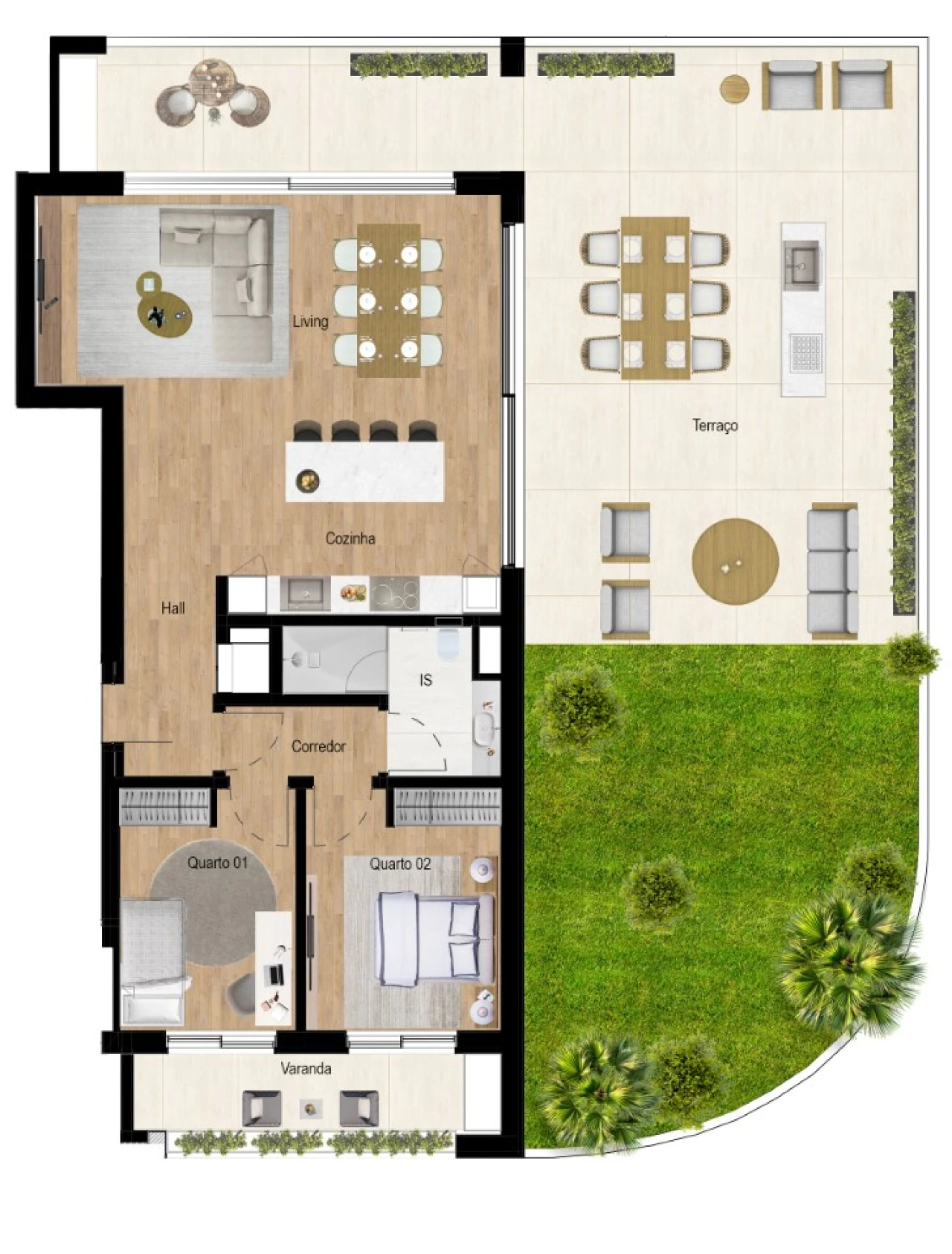 Apartamento T2 para Venda em Montijo e Afonsoeiro Planta 8