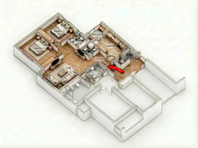 Apartamento T2 para Venda em Tavira (Santa Maria e Santiago) Foto 28