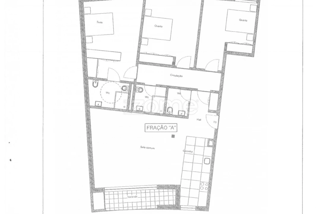 Apartamento T3 para Venda em Azurem Foto 23
