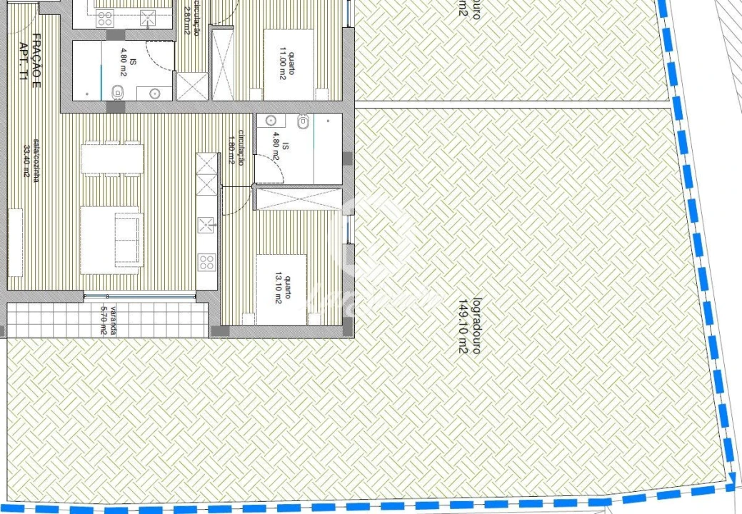 Apartamento T1 para Venda em Manhente Foto 2