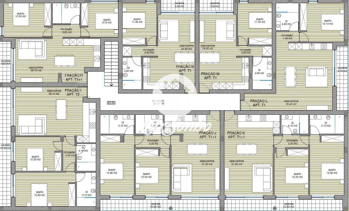 Apartamento T1 para Venda em Manhente Foto 4