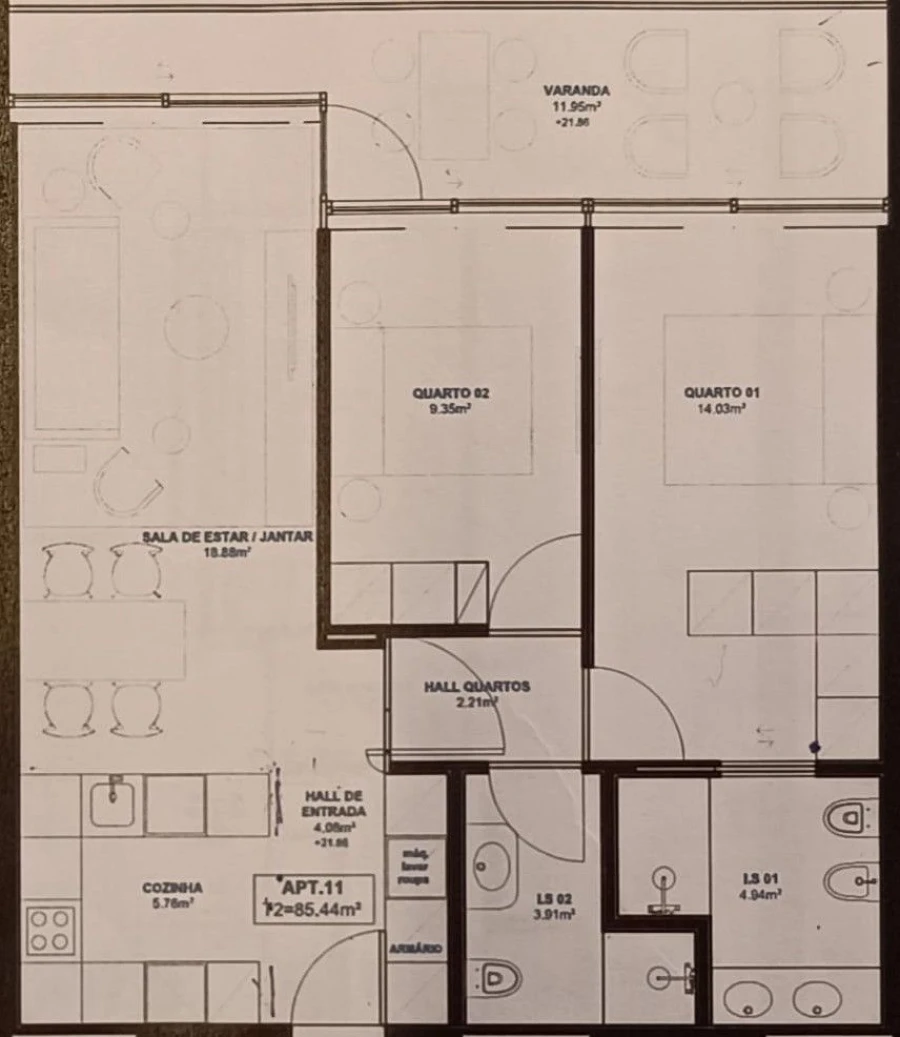 Apartamento T2 para Venda em Matosinhos e Leça da Palmeira Foto 25