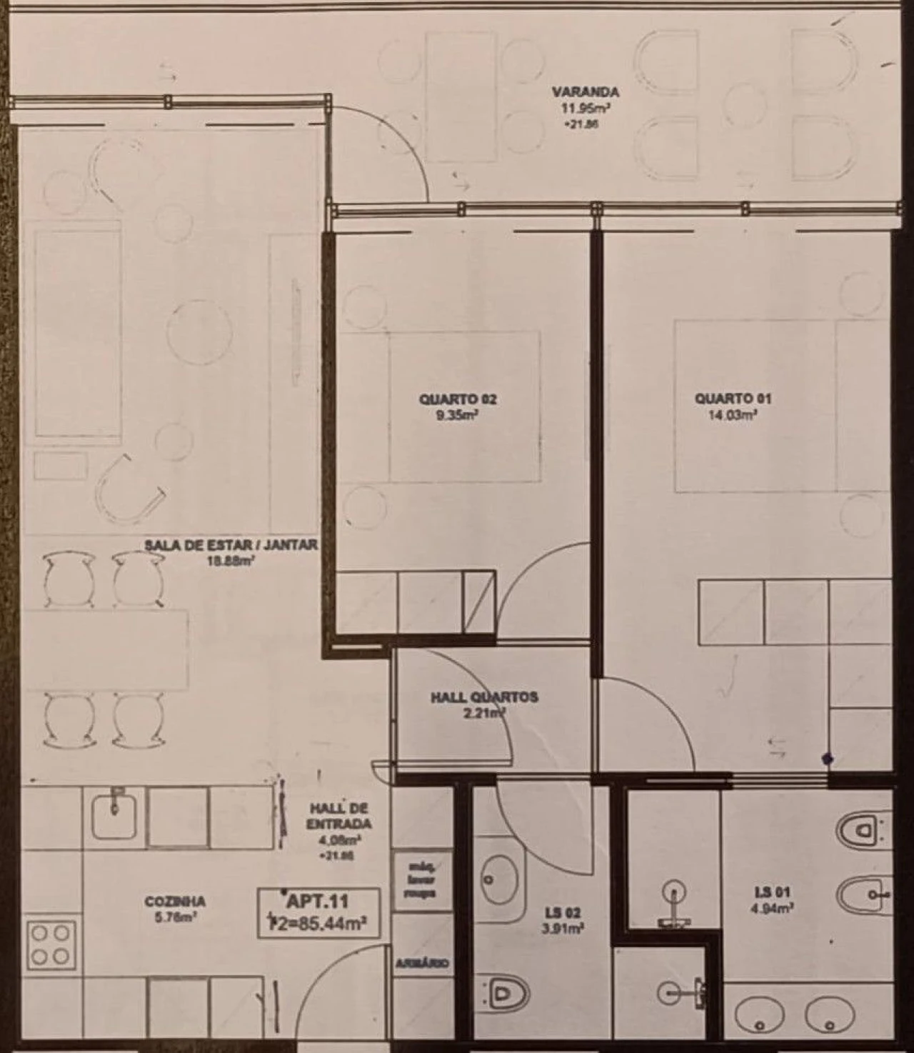 Apartamento T2 para Venda em Matosinhos e Leça da Palmeira Foto 25