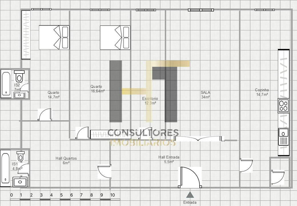 Apartamento T2 para Venda em Santa Marinha e São Pedro da Afurada Foto 29