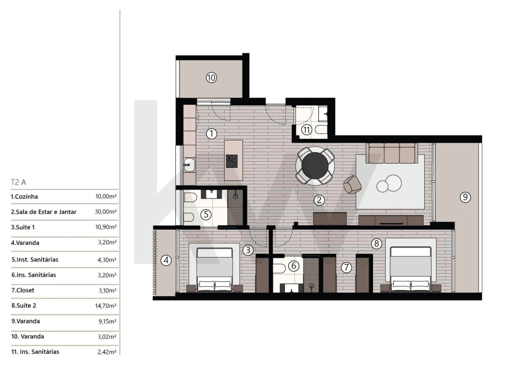 Apartamento T2 para Venda em São Martinho Foto 20