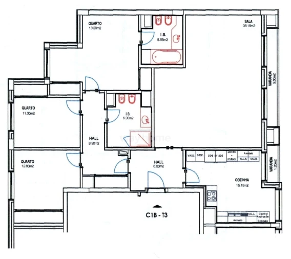Apartamento T3 para Venda em Alcantara Foto 35