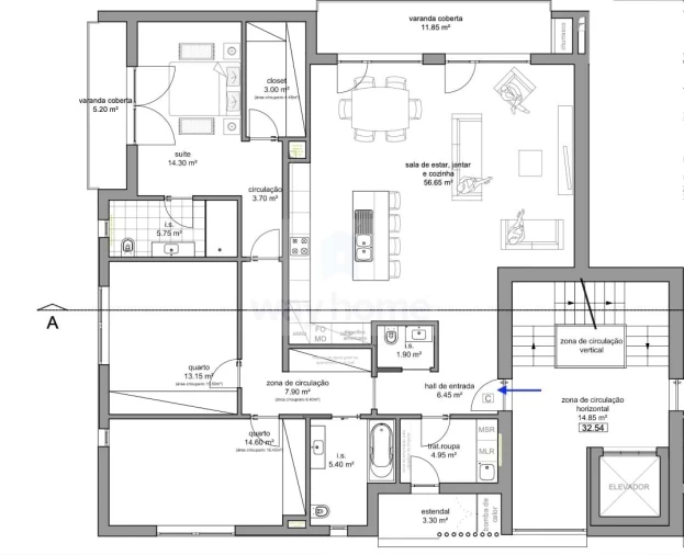 Apartamento T3 para Venda em Lourinhã e Atalaia Foto 26