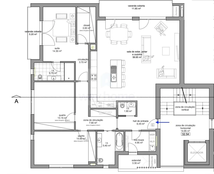 Apartamento T3 para Venda em Lourinhã e Atalaia Foto 26