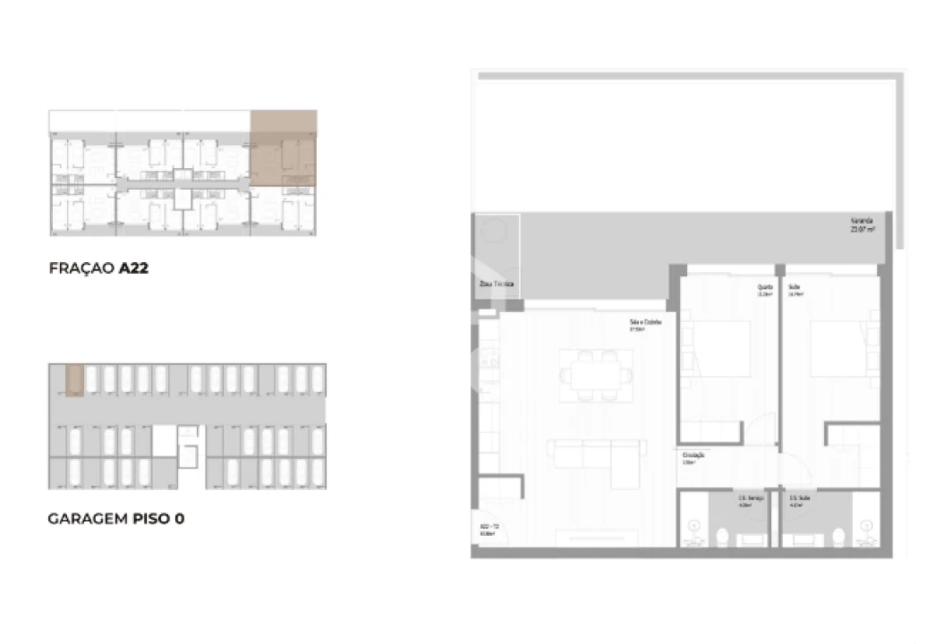 Apartamento T2 para Venda em Fânzeres e São Pedro da Cova Foto 18