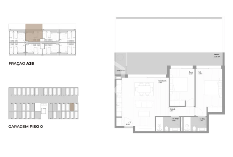 Apartamento T2 para Venda em Fânzeres e São Pedro da Cova Foto 18