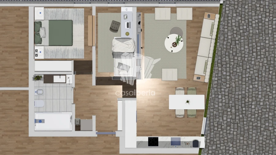 Apartamento T1 para Venda em Portimão Planta 1