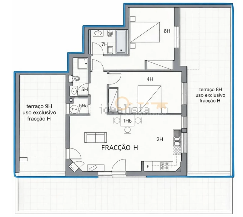 Apartamento T2 para Venda em Luz Foto 24