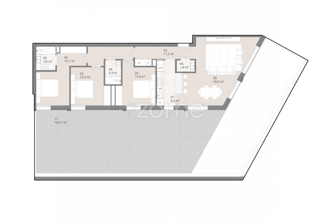 Apartamento T3 para Venda em São Felix da Marinha Foto 21