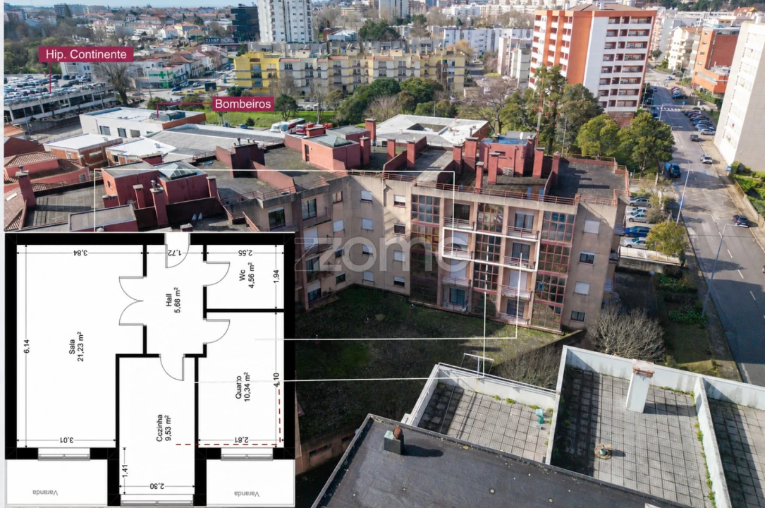 Apartamento T1 para Venda em Santa Maria Maior e Monserrate e Meadela Foto 9
