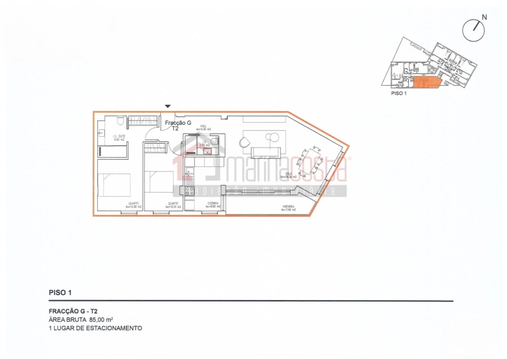 Apartamento T2 para Venda em Atouguia da Baleia Foto 9