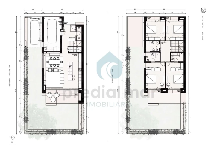 Moradia T4 para Venda em Madalena Planta 2