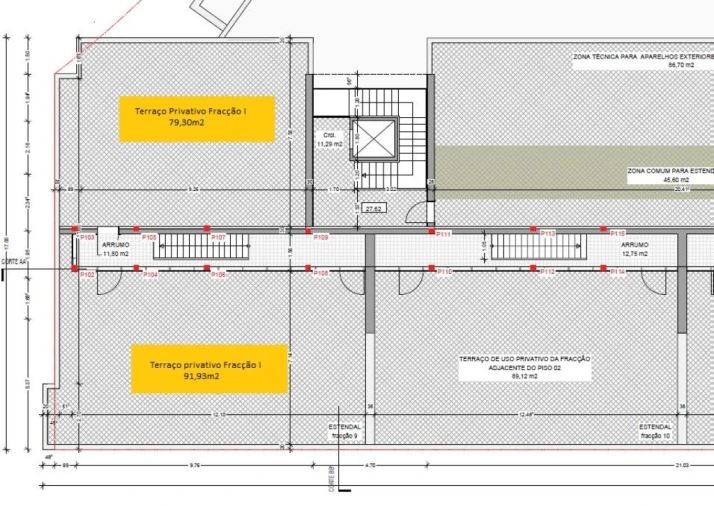 Apartamento T4 para Venda em Tavira (Santa Maria e Santiago) Planta 1