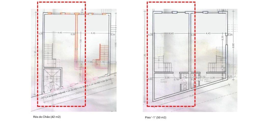 Loja para Arrendamento em Cascais e Estoril Planta 1