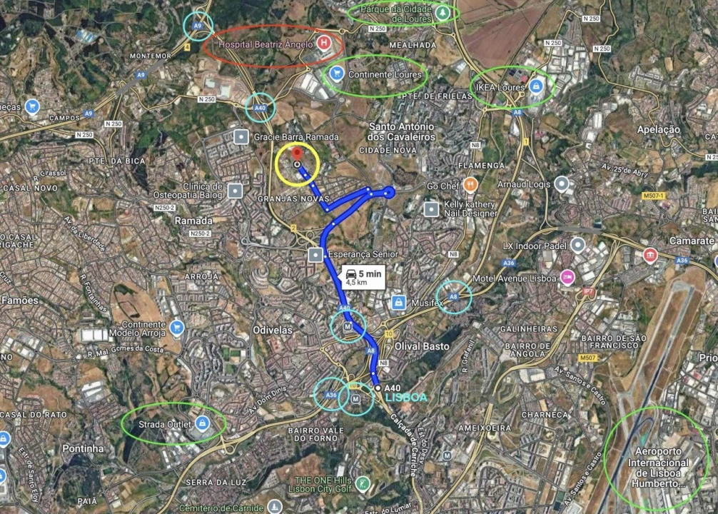 Apartamento T2 para Venda em Santo António dos Cavaleiros e Frielas Foto 5