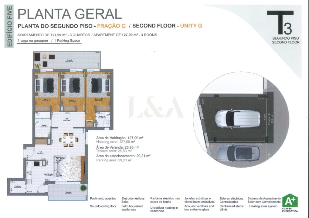 Apartamento T3 para Venda em Tavira (Santa Maria e Santiago) Foto 2