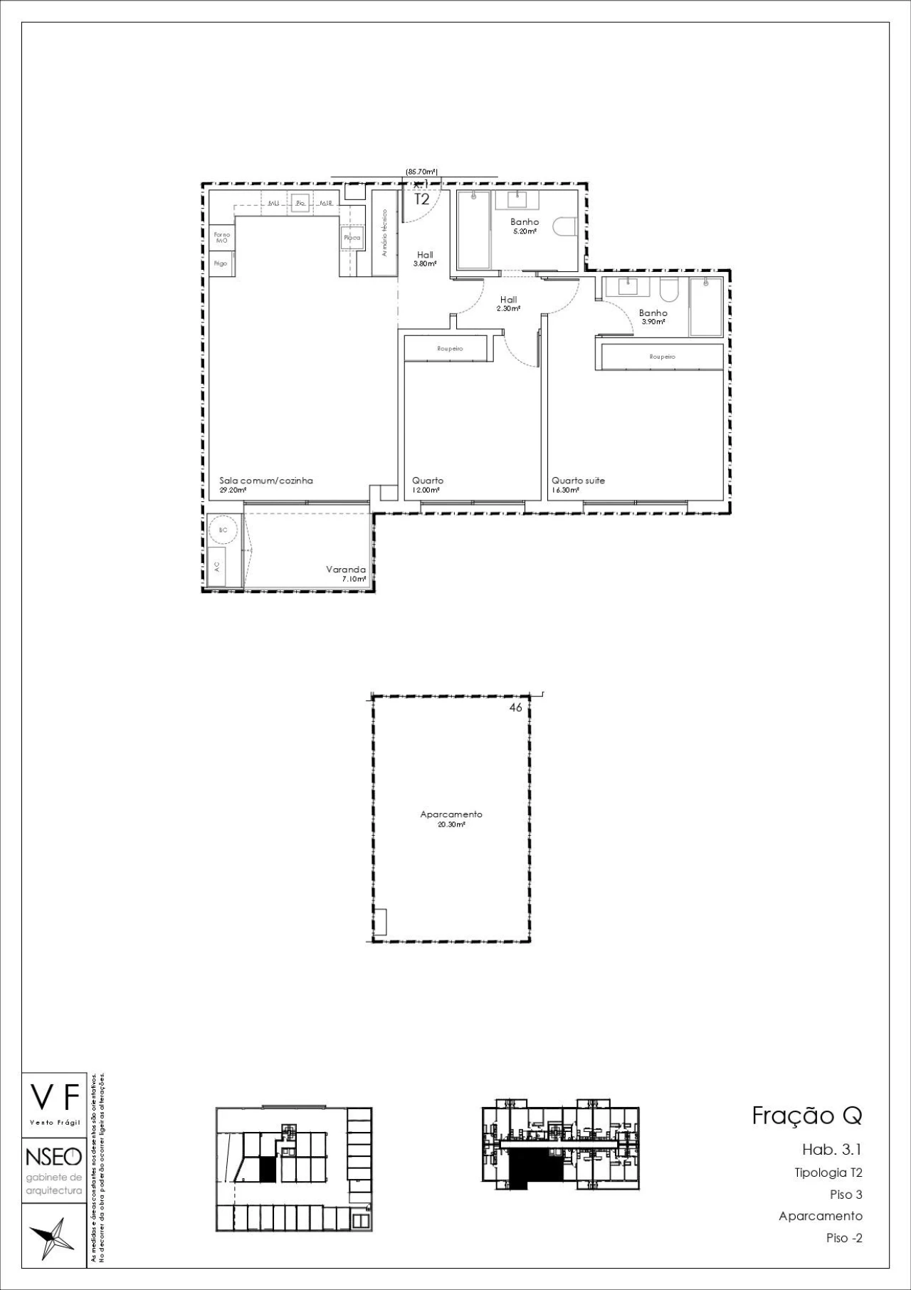 Apartamento T2 para Venda em São João da Madeira Foto 38
