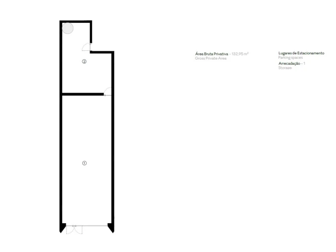 Loja para Arrendamento em São Martinho Planta 1