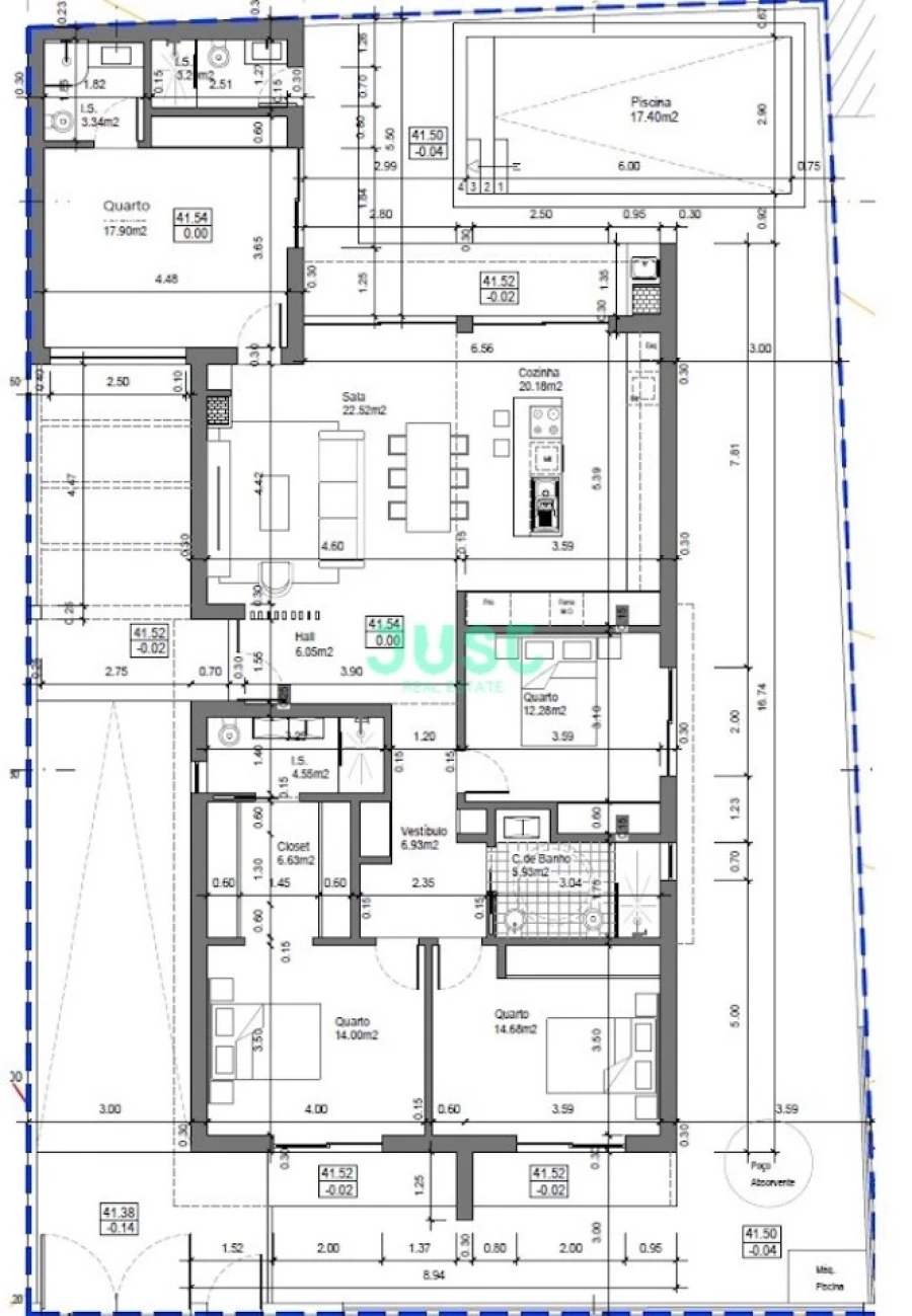 Moradia T4 para Venda em Fernao Ferro Planta 1
