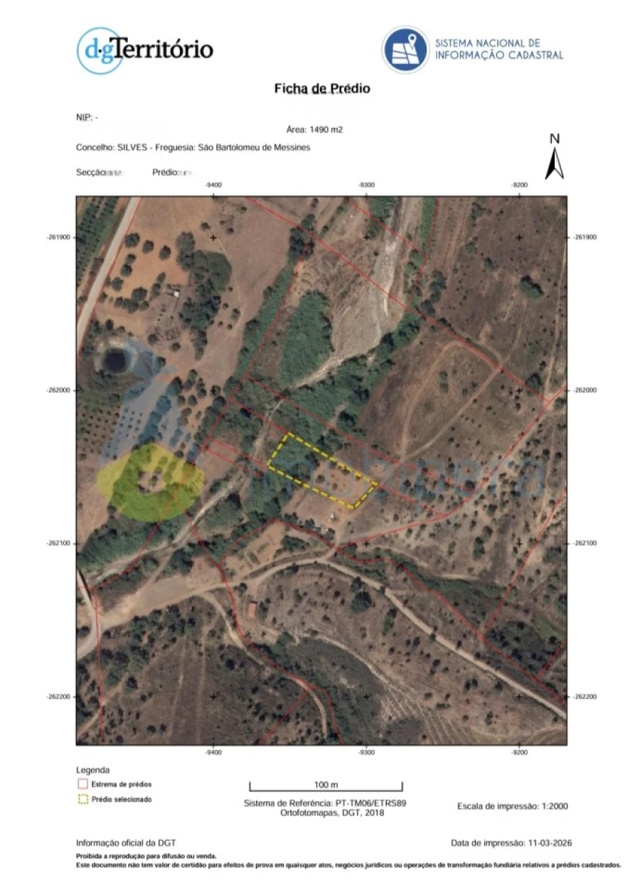 Terreno Agricola ou Rústico para Venda em São Bartolomeu de Messines Foto 4
