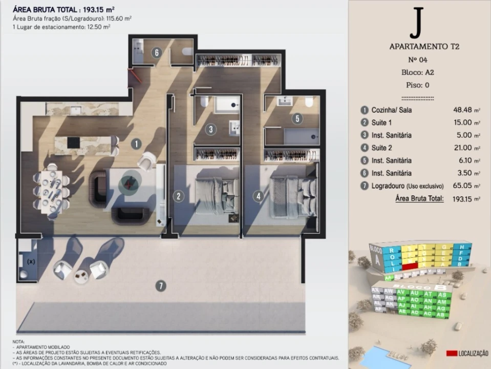 Apartamento T2 para Venda em Arco da Calheta Foto 7