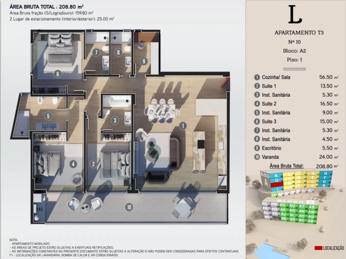 Apartamento T3 para Venda em Arco da Calheta Foto 23