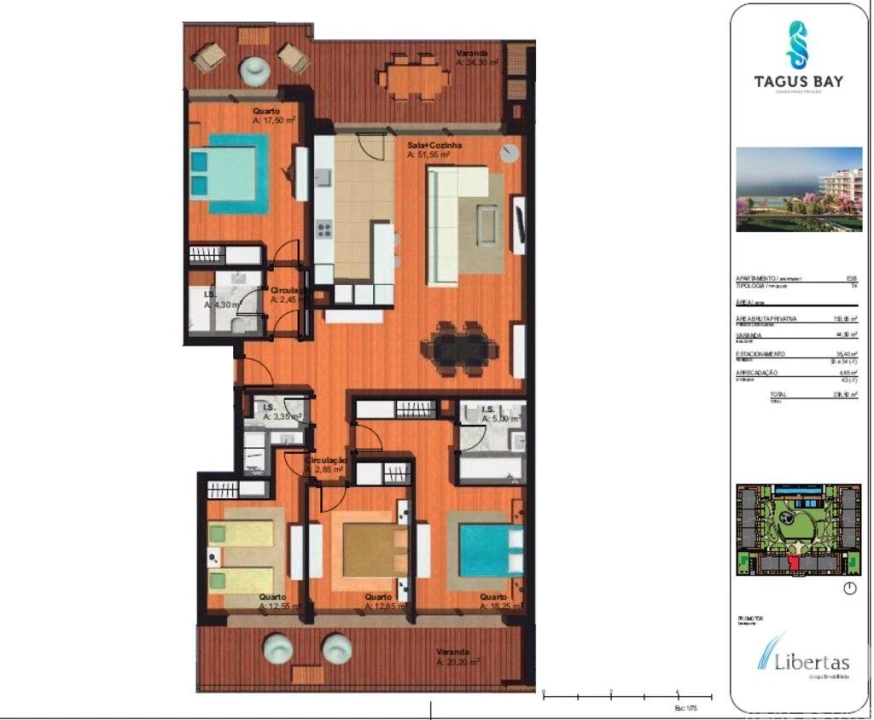 Apartamento T4 para Venda em Alcochete Foto 36