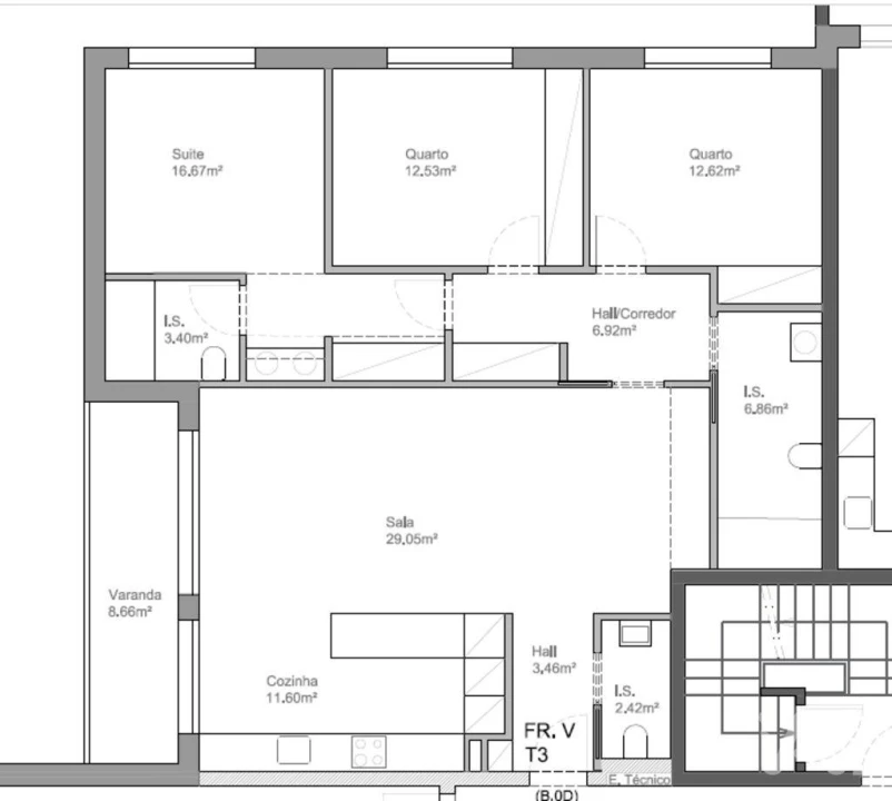 Apartamento T3 para Venda em Leiria, Pousos, Barreira e Cortes Foto 7