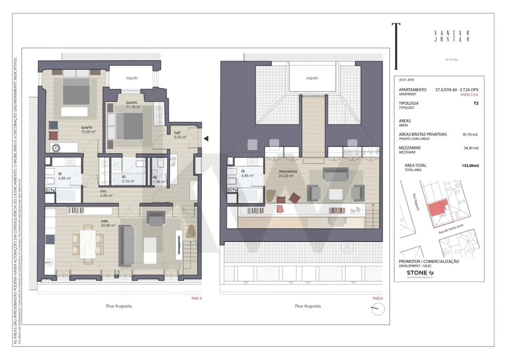 Apartamento T2 para Arrendamento em Santa Maria Maior Foto 30