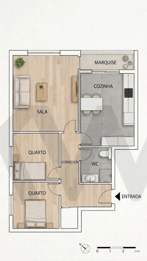 Apartamento T2 para Venda em Amora