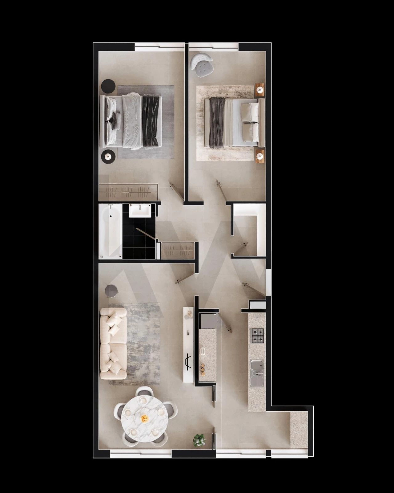 Apartamento T2 para Arrendamento em Alenquer (Santo Estêvão e Triana) Foto 2