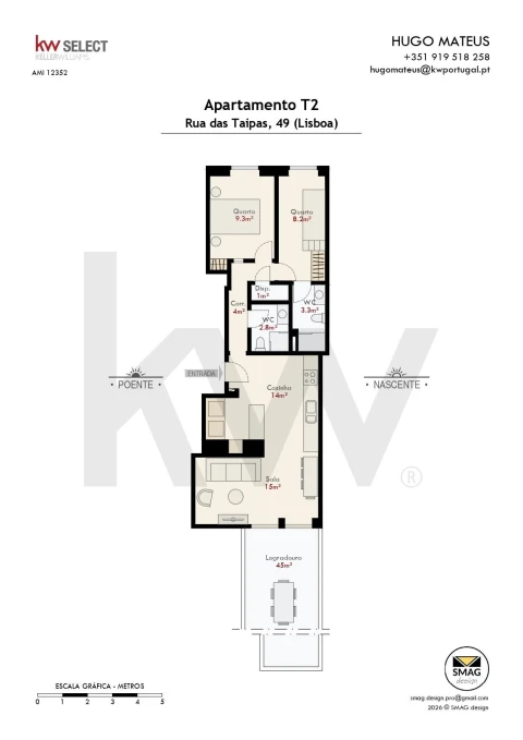 Apartamento T3 para Venda em Santo António